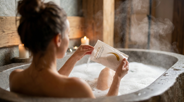 Spüre die reinigende Kraft der Natur: Ein Bad mit dem Nanoil Dead Sea Bath Salt